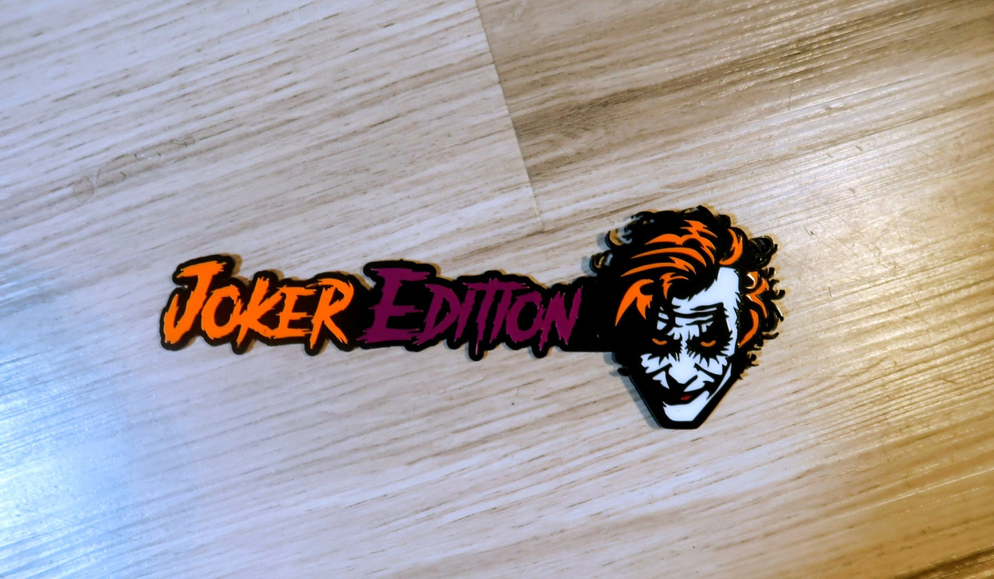 Joker Edition trunk/grille badge.