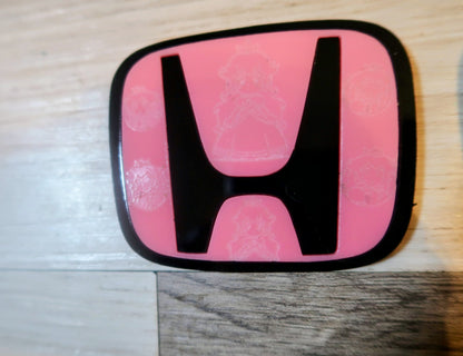 Custom Honda badges. Includes 2.