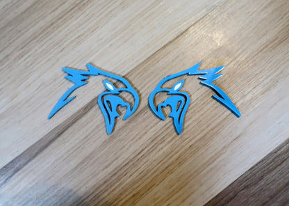 Hawk fender badges, includes 2.