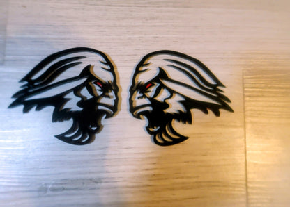 Sasquatch fender badges. Includes 2
