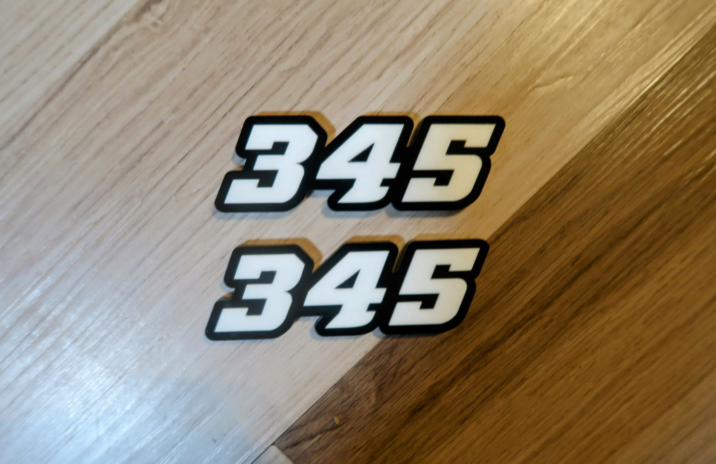 392, or 345, or 426 fender badges. Includes 2.