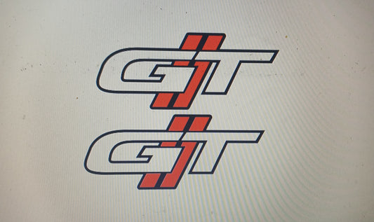 GT badges. Includes 2