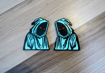 Grim Reaper car badge, includes 2
