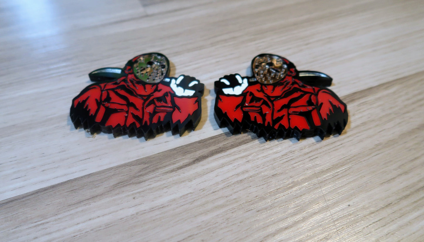 Jason badges. Includes 2.