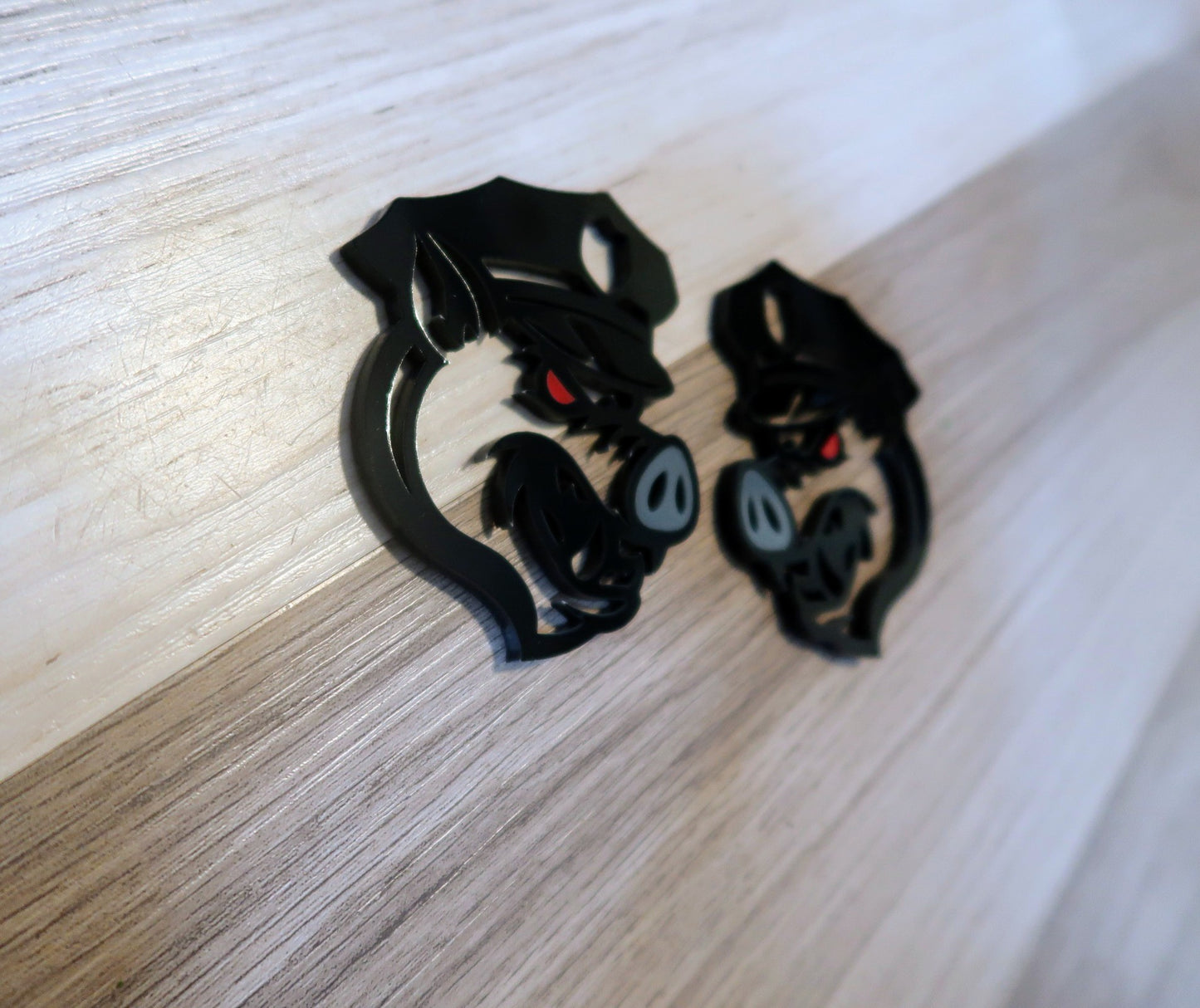 Pig fender badges. Includes 2