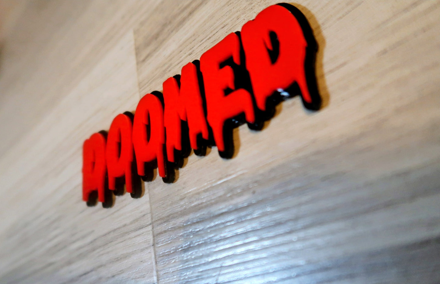 DOOMED Badge. Includes 1