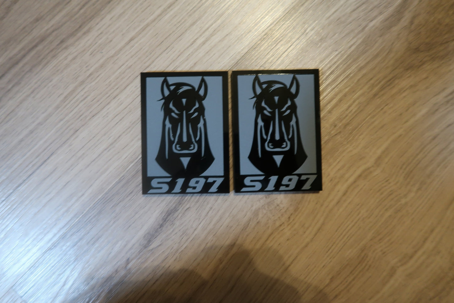 Dark Stallion Car Badge. Includes 2.