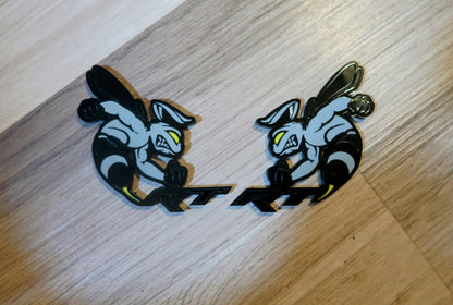 392 or 345 fender badges. Includes 2.