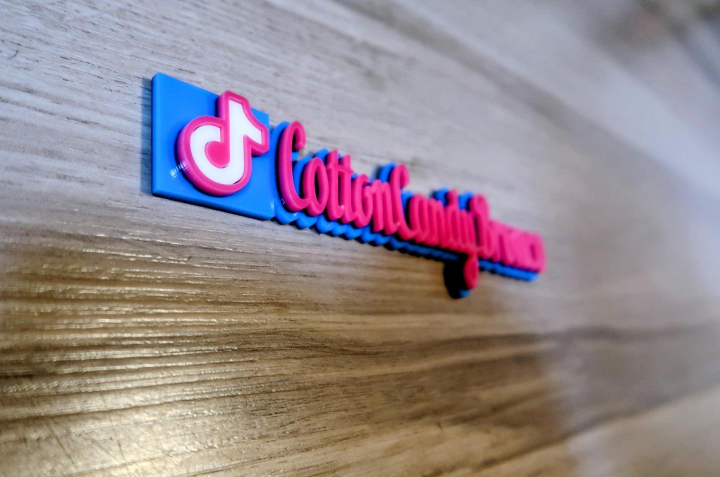 Custom TikTok, Instagram, facebook tag Badge